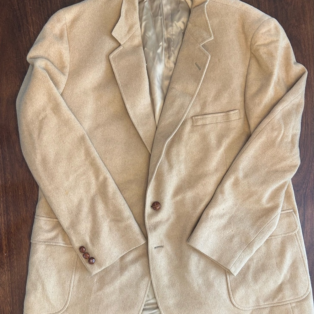 Elegant Tan Men's Blazer